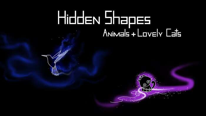 隐藏的形状：动物+可爱的猫丨Hidden Shapes Animals + Lovely Cats