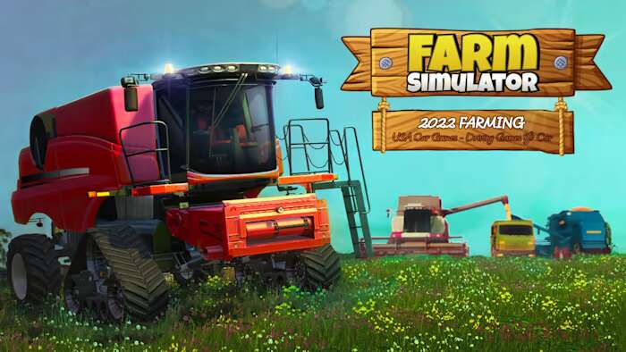美国农场模拟器丨Farm Simulator USA Car Games – Driving games Car 2022 Farming_0
