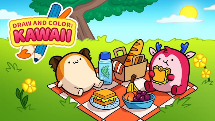 绘图和颜色:卡哇伊丨DRAW AND COLOR KAWAII_0