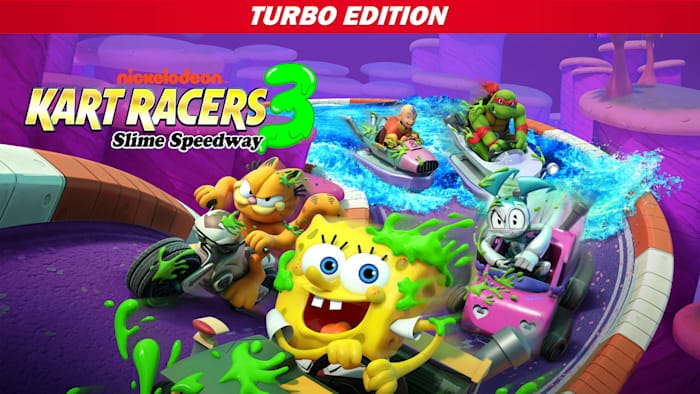 尼克国际儿童频道卡丁车3:史莱姆赛道丨Nickelodeon Kart Racers 3 Slime Speedway_0