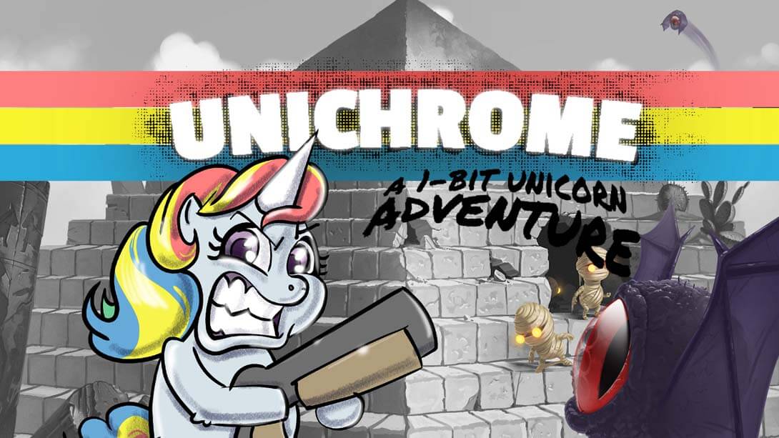 单色世界:1-bit独角兽冒险丨Unichrome A 1-Bit Unicorn Adventure_0