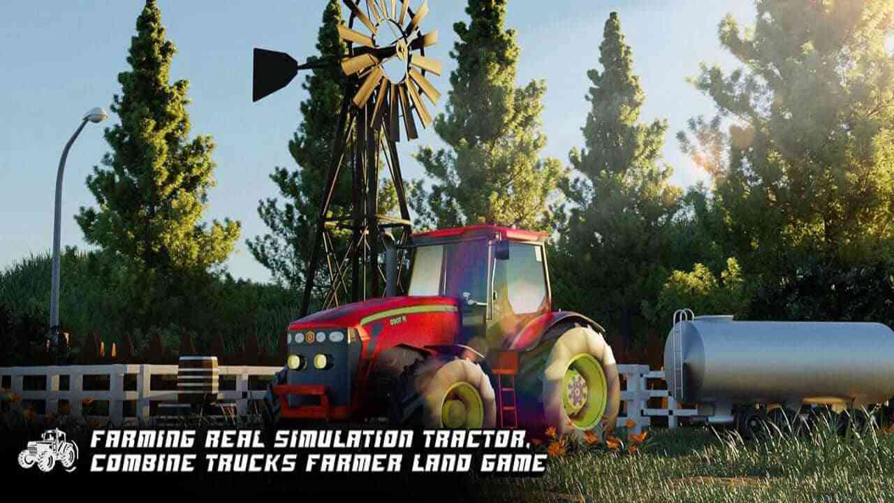 农业真实模拟拖拉机,联合卡车农民土地游戏丨Farming Real Simulation Tractor, Combine Trucks Farmer Land Game_0