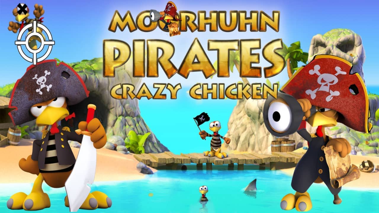 莫尔胡恩海盗：疯狂的鸡肉海盗丨Moorhuhn Pirates – Crazy Chicken Pirates
